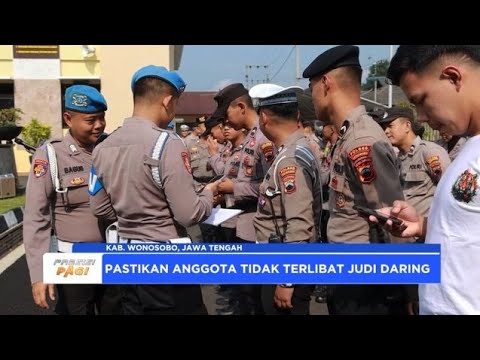 PROPAM POLRES WONOSOBO CEK GAWAI ANGGOTA ANTISIPASI JUDI DARING