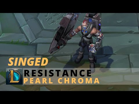 Resistance Singed Pearl Chroma - League Of Legends
