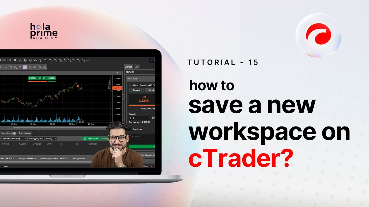 So ändern oder fügen Sie einen neuen Arbeitsbereich in cTrader hinzu – Passen Sie Ihr Handelslayout individuell an! | Hola Prime