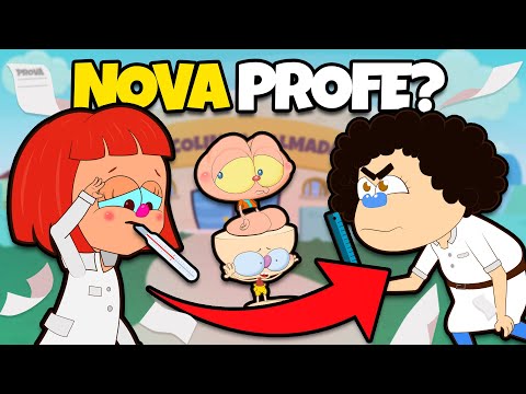 Capa de Mongo e Drongo e a professora substituta - Desenho animado da Escolinha de Mongo e Drongo