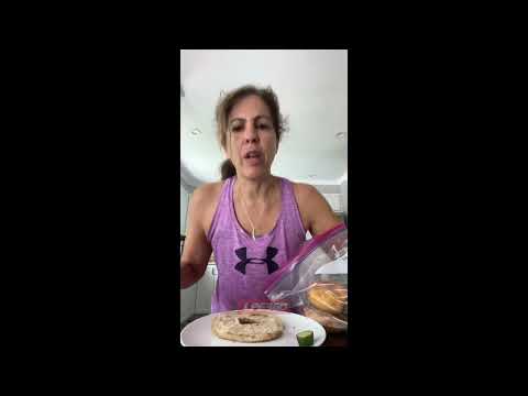 Woman farts while making video about food