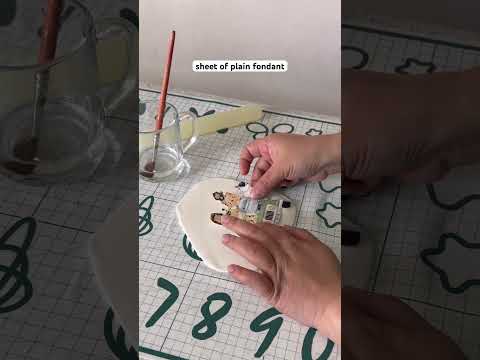 How to Apply Non-Edible Cake Toppers | Smart Cake Topper Hack #cakevideos #bakingtutorial