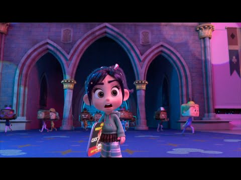 Vanellope visits the Disney website | Wreck-It-Ralph 2 | Animated Stories Funny