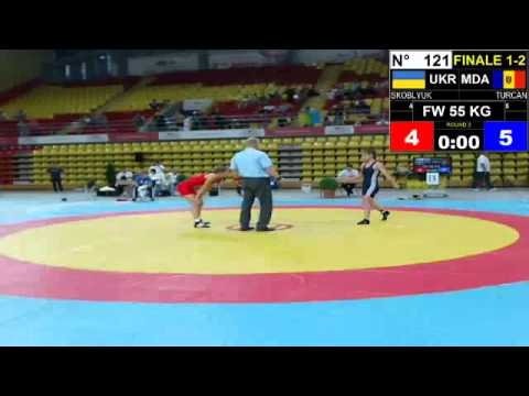 Final EJWC Skopje 2013 FW 55KG 05.07.13 1st place and 2nd place