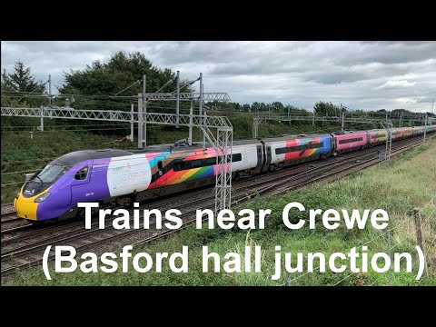 Trains near Crewe (Basford Hall Junction) - WCML - 29/08/2020