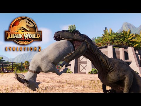 All Carnivores Goat Hunting Animation | Jurassic World Evolution 2