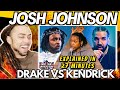 LMAO!!!!!!Josh Johnson - Drake VS Kendrick Explained to White People [FIRST TIME UK REACTION]