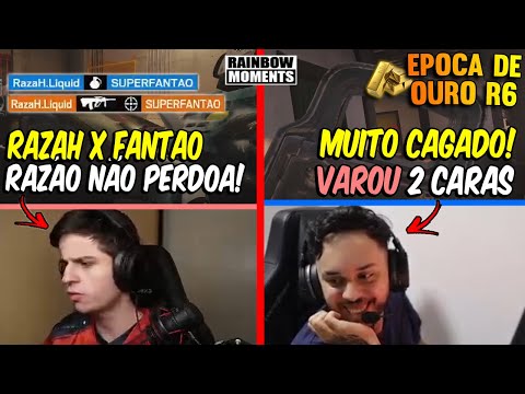 RAZAH E SEUS TKS NO FANTAO, VARADA INACREDITÁVEL DO NESK   - A ÉPOCA DE OURO DO R6