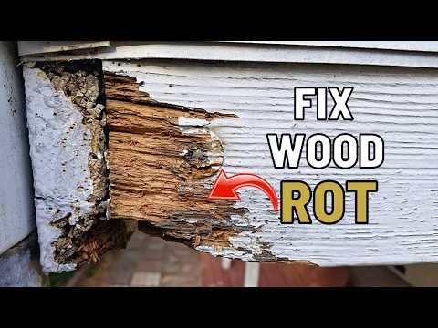 Easily Repair Wood Rot & Water Damage