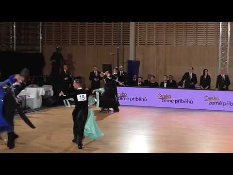 224 Roman Pecha - Eliška Koldová /MČR T10 2018/ Kojetín/ Dospělí/ Semifinále/ Slowfox