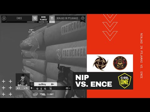 AWESOME MATCH - NiP vs. ENCE - ESL One: Road to Rio | CS GO