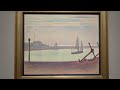 The First Ever Exhibition Devoted To The Seascapes Of French Painter Georges Seurat At The Courtauld