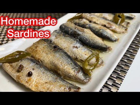 How To Make Can sardines / HOMEMADE SARDINES