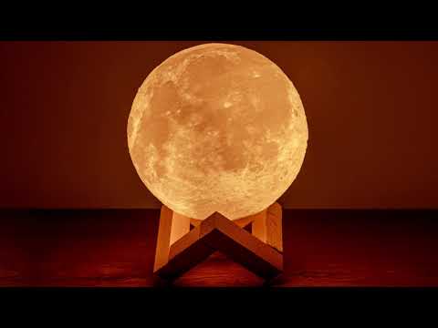 Relax and sleep soundly with this Virtual Musical Lamp MOON LAMP MUSIC | Relaxing Music 🎶😴