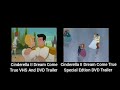 Cinderella II Dream Come True VHS And DVD Trailer Comparison