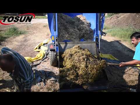 Tosun 6 m3 Yatay Helezonlu Yem Karma Makinası