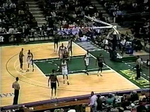 95/96 Chicago Bulls vs Milwaukee Bucks (09.12.1995) - Offensive show!!