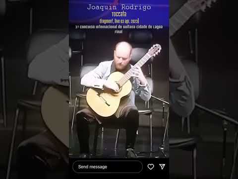 ✅J. Rodrigo - Toccata1º Concurso de Guitarra Cidade de Lagoa, Final, live (fragment) #short #guitar