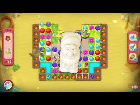 Gardenscapes 2394 Hard Level - 17 moves - NO BooSTERS