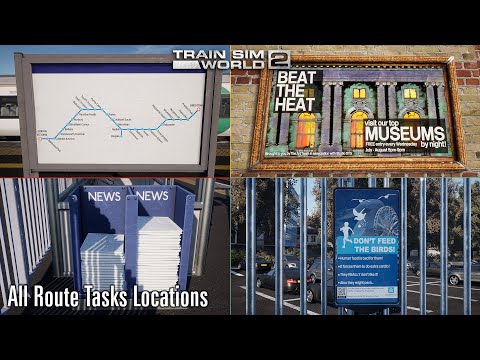 All Route Tasks Locations - Brighton Main Line/London Commuter - Train Sim World 2