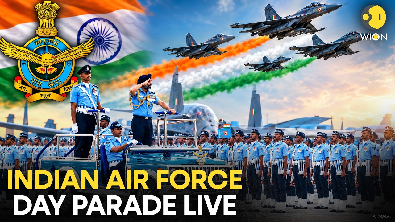 Indian Air Force Day LIVE: IAF’s Might On Full Display In Grand Air Show | Air Force Day Parade 2026