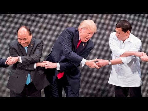 Trump's strangest moments of 2017
