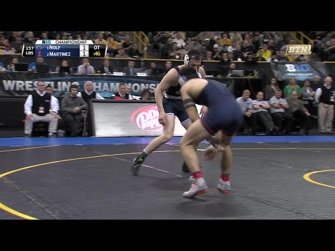 Big Ten Rewind: 2016 Wrestling -157 LBs - Penn State's Jason Nolf vs. Illinois' Isaiah Martinez