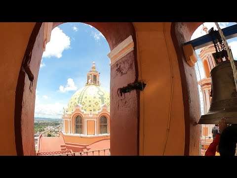 Repique de fin de misa en el santuario de los remedios cholula