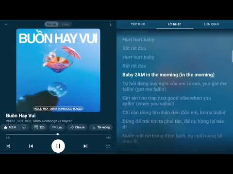 BUỒN HAY VUI | VSOUL, MCK, OBITO, RONBOOGZ | Video Lyrics by YT Music