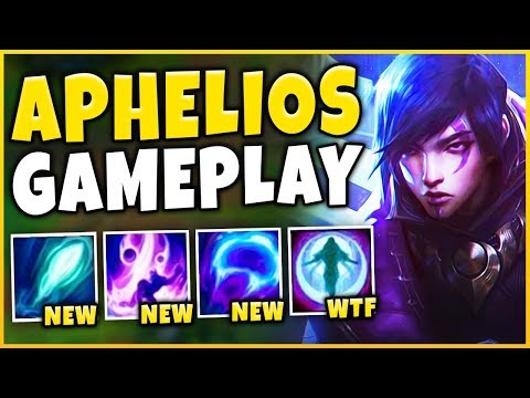 *APHELIOS GAMEPLAY* THIS CHAMPION IS INSANELY BROKEN (INFINITE SPELLS) - League of Legends