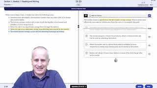 #SAT @collegeboard Bluebook Practice Test 6 Reading and Writing Module 1 Full Walkthrough