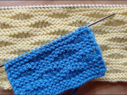 Horizontale Wellen👌. Ein Strickmuster für Anfänger