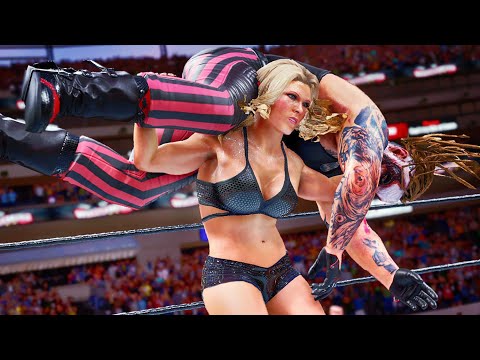 WWE 2k20: Beth Phoenix vs The Fiend Bray Wyatt, Intergender Match