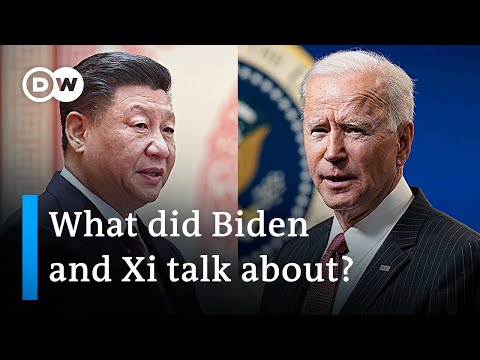 喬-拜登與中國習近平舉行首次電話會談 - DW新聞 (Joe Biden's holds first phone call with China's Xi Jinping | DW News)