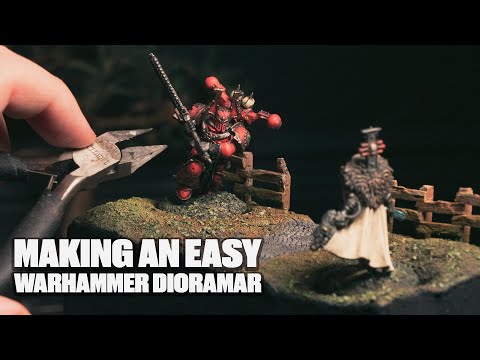 How To Make An Easy Warhammer 40k Diorama!