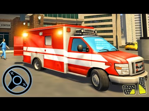 City Ambulance Rescue Driving Simulator - Emergency Helicopter Flying | Android Gameplay