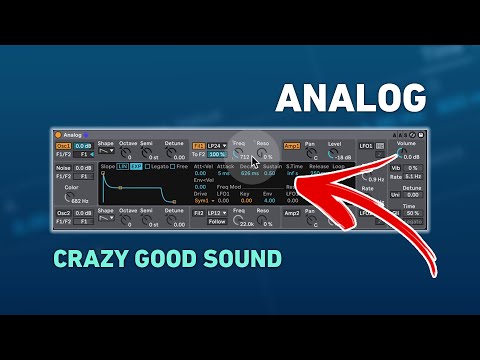 CRAZY GOOD SOUND for Lead, Pad, Bass | Ableton Analog Tutorial