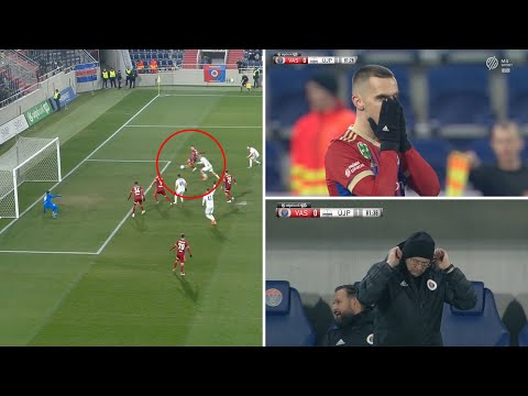 Égbekiáltó baki: Holender az egyenlítés helyett az üresen tátongó újpesti kapu fölé lőtt