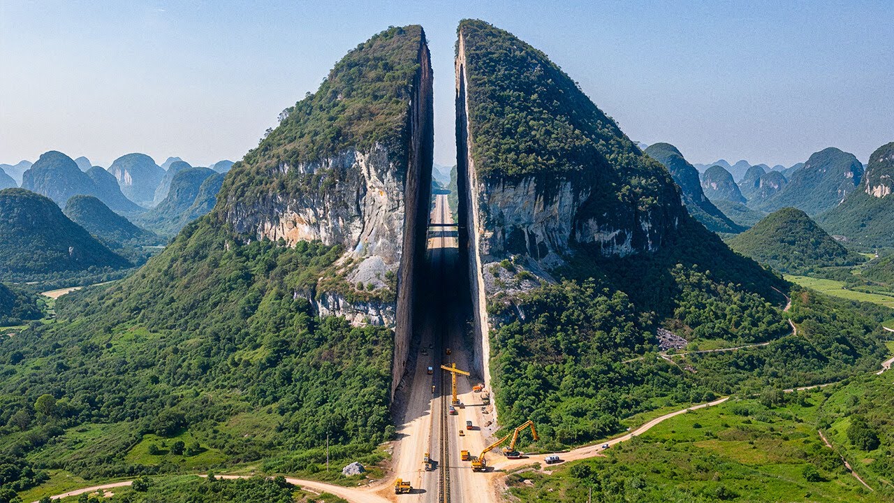 They Split a Mountain to Build the World’s Most Incredible Bridge