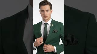 Men’s Emerald Green Suit – 2 Button Wedding Suit for Groom, Groomsmen, Prom & Formal Events video