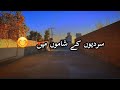 Sardiyon Ke Samu Me Sahibzada Waqar Poetry Sad Whatsapp Status