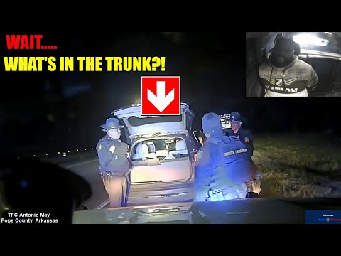 Arkansas Trooper May's Incredible Arrest That Left Criminal Speechless #5-Freeway Cams GOTCHA!