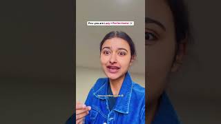 When you are Lazy perfectionist 🙂 #funny #funnyrelatable #memes #ytshorts #comedy #lazy #perfection