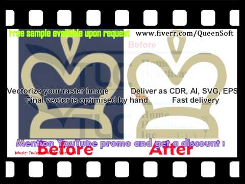 Vectorize your logo vectorization services convert to vector Level 2 seller Fiverr vectorisation