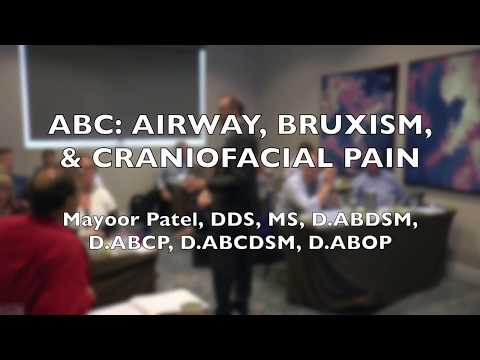 ABC Airway Bruxism & Craniofacial Pain CE Course 2018