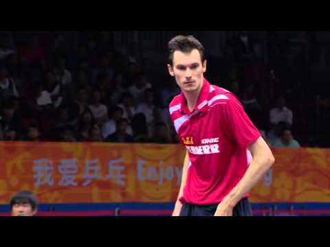 2015WTTC Men's Singles R3 TANG Peng HKG FEGERL Stefan AUT