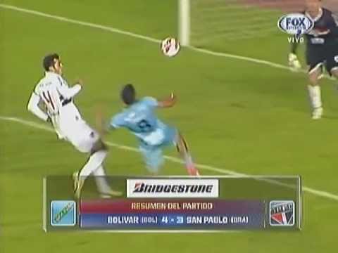 Bolivar 4 - Sao Paolo 3 Resumen del partido