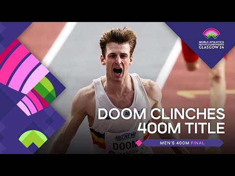 Doom upsets Warholm in the men's 400m final  | World Indoor Championships Glasgow 24