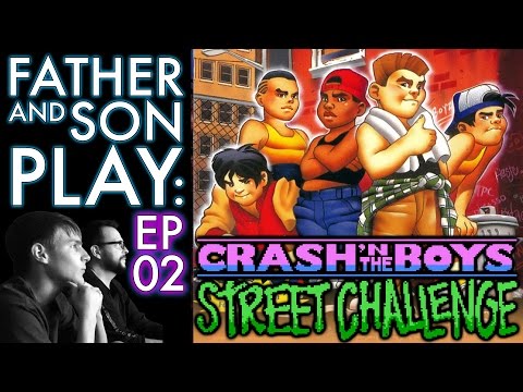 Father and Son Play Ep 02: Crash N The Boys Street Challenge - Blind Playthrough