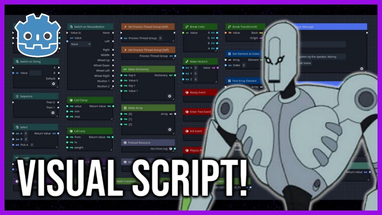 O VISUAL SCRIPT CHEGOU NA GODOT ENGINE!!! - Orchestrator